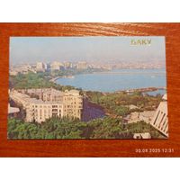 Календарик 1986 Баку