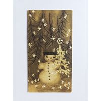 Зиле 1965 Латвия С новым годом Снеговик