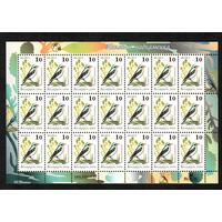 Беларусь. 2006. Стандарт "Птицы сада". 10. Лист 21 марка. Мелованная бумага