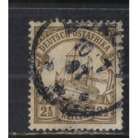 Германия Имп Колонии Восточная Африка 1906 Яхта Гогенцоллерн Стандарт #30