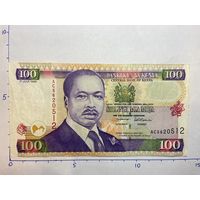 Кения. 100 шиллингов образца 1996 года -472