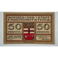 1921 год 50 пфеннигов  Германия