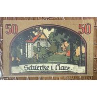 Нотгельд 50 пфеннигов 1921 год. Ширке,. Веймарская Республика