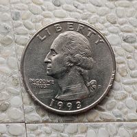 1/4 доллара (квотер) 1993(D) года США.
