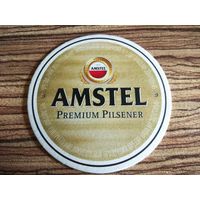 Подставка под пиво (бирдекель) Amstel.