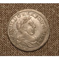 6 грошей 1682 в блеске