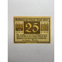 25 пфенингов (нотгельды) г. Германия.-1012