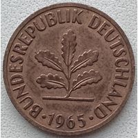 Германия 2 пфеннига 1965 г. J
