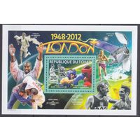 2012 Чад 2599/B467 Олимпийские игры 2012 в Лондоне 7,50 евро