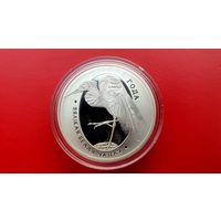 Большая белая цапля. Вялiкая белая чапля - 2008. 10 рублей. Серебро. ЧИТАЙТЕ ОПИСАНИЕ.