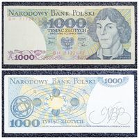 1000 злотых Польша 1982 г.