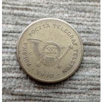 Werty71 Жетон Польша почта телеграф телефон 1990 токен