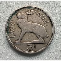 Ирландия 3 пенса, 1942  7-1-31