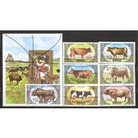 ФФ1 Монголия 1985 Коровы