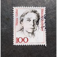 Марка Германия 1988 год Известные женщины