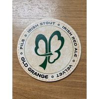 Подставка под пиво пивоварни "Old Grange" /Россия/
