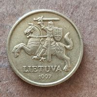 Литва 2-я республика 20 центов 1997 г., KM# 107