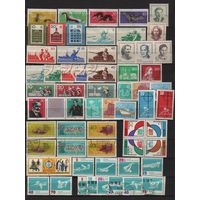 ГДР. ПОЛНЫЙ(с МЛ !) ГОДОВОЙ  КОМПЛЕКТ ЧИСТЫХ МАРОК 1962г.(без наклеек и следов от них,с родным клеем)! Плюс добавлены некоторые  гашеные серии!