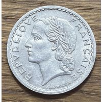 5 Франков Франция 1947г.