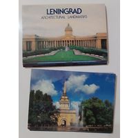 Ленинград. Памятники архитектуры. Набор открыток, 18 штук. 1986г.
