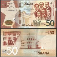 Гана 50 седи образца 2022 года UNC pw49 серия AU