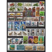 ГДР.ПОЧТИ ПОЛНЫЙ(без блоков и серии"Цирк") ГОДОВОЙ  КОМПЛЕКТ ГАШЕНЫХ МАРОК 1978г.!