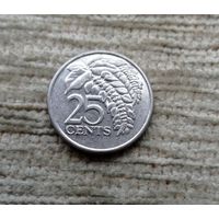 Werty71 Тринидад и Тобаго 25 центов 2014 Цветок Чакония