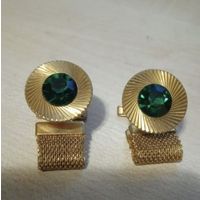 Запонки СССР позалота