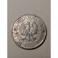 10 грошей Польша 1977 год.