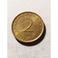 Болгария 2 стотинки 2000