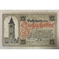 Нотгельды Австрия Эннс, 50 геллеров 1920 год