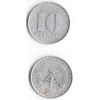 10 пфеннигов ГДР 1983 года