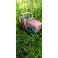 Жестяная игрушка СССР, трактор, распродажа, с рубля три дня