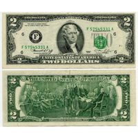 США. 2 доллара (образца 1976 года, F, Джорджия, P461)