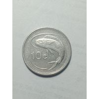 Мальта 10 центов 1998 года .