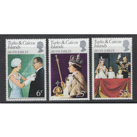Монархия Тёркс и Кайкос острова 1977** Юбилей, Королева Елизавета II
