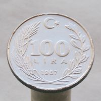 Турция 100 лир 1987