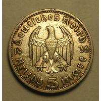Германия 5 Рейхсмарок 1936 G
