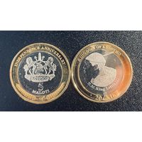 Лесото 2016 год 5 малоти 50-летие Независимости  Unc