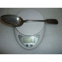 Антикварная Ложка 19-ый Век 1858 г. 84 пр. Серебро Царская