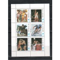 Сент-Винсент(Гренадины)-1988 ,  ** ,  Спорт, Велоспорт ,  Лошади, ОИ-1988