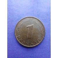Германия ФРГ 1 пфенниг 1976 F