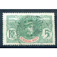 Французские колонии - Верхний Сенегал и Нигер - 1906/07г. - Луи Федерб, генерал, 5 с - 1 марка - гашёная [Mi 4]. #4-W1-135-A-1
