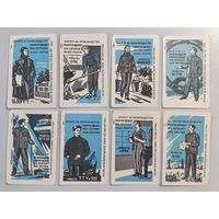 Спичечные этикетки ф.Пролетарское знамя. Носите на производстве рабочую одежду. 1960 год