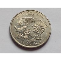 25 центов 2000 г. Южная Каролина США квотер P