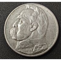 5 злотых 1934 года. Юзеф Пилсудский. Легионер.