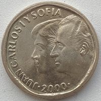 Испания 500 песет 2000 г. С голограммой