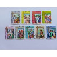 Марки Живопись Религия Того 1982   9  шт - 3,00 руб.