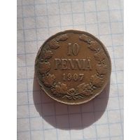 10 пенни 1907 года