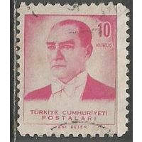 Турция. Кемаль Ататюрк. Первый Президент. 1961г. Mi#1816.